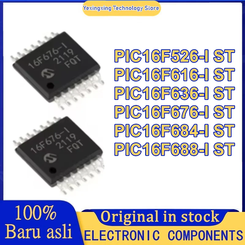 

PIC16F505-I/ST PIC16F526 PIC16F616 PIC16F636 PIC16F684 PIC16F688-I/ST PIC16F Микросхема TSSOP-14