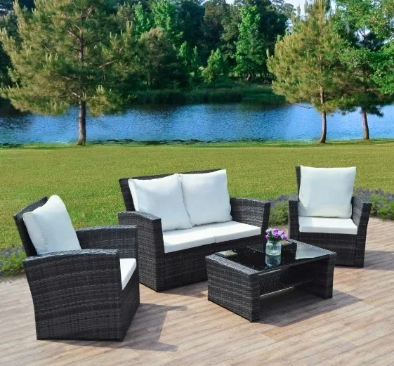 Luxury Outdoor Furniture Rattan Materials For Restaurant