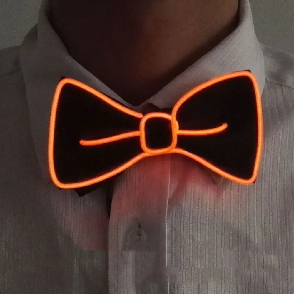 Para homens para mulheres bar festival de música traje gravata suspensórios conjunto luminoso laço pendurado calças clipe led suspensórios clipes