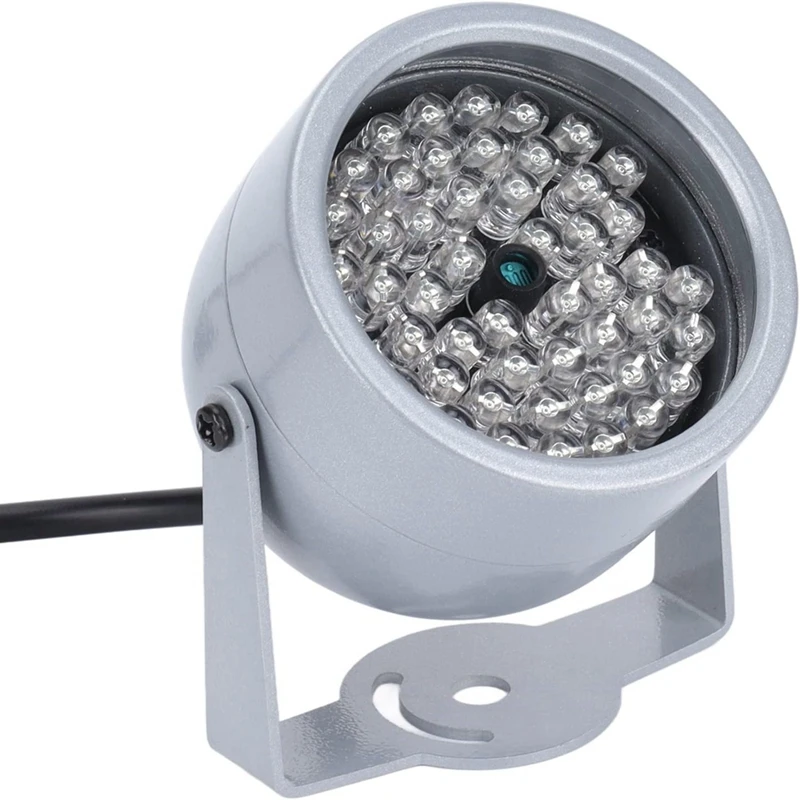 1 pz Illuminatori IR 48 LED Lampada impermeabile per visione notturna Luce a infrarossi IR per interni