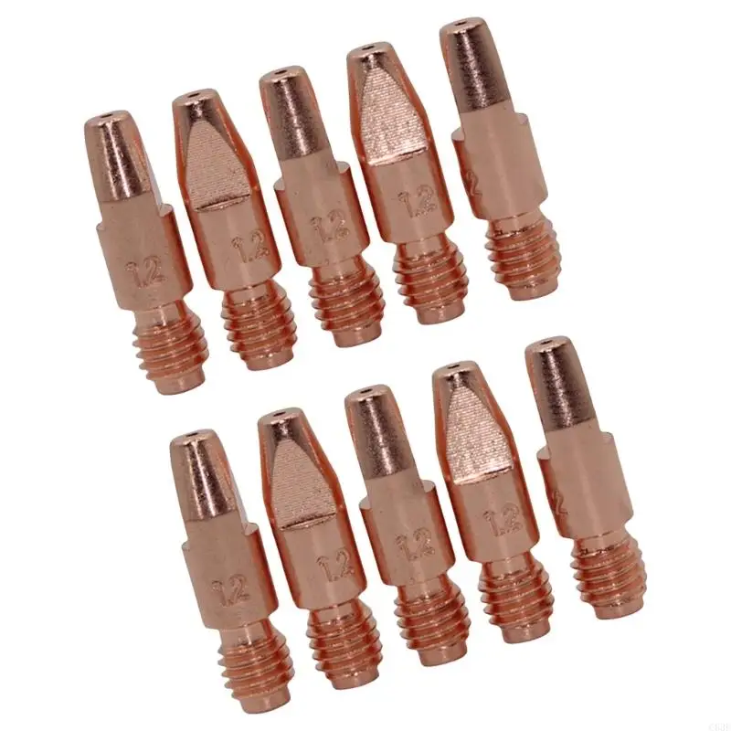 10pcs MIG Welding Nozzle Kontak Tips Gas Diffuser Connectors Holder Torch