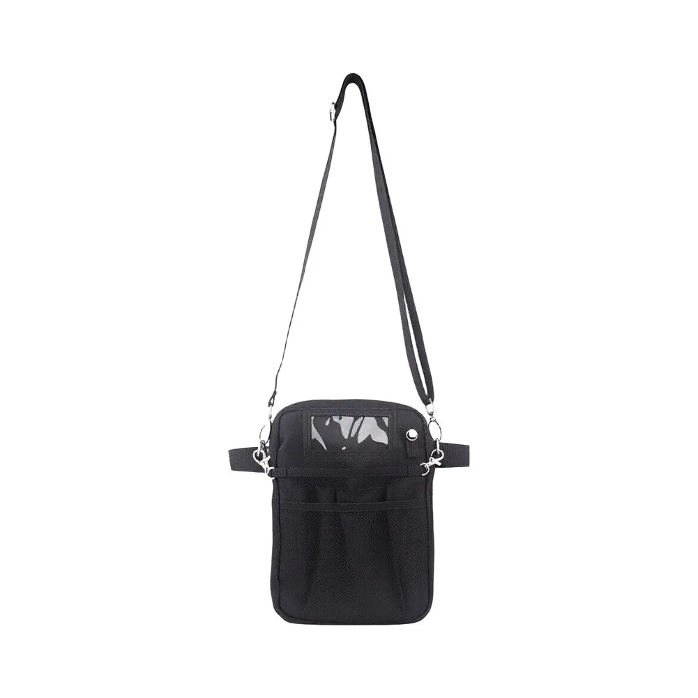 Tool Carrier Waist Pack with External Quick Pockets Detachable Tape Holder and Built-in ID Card Sleeve for Daily Use