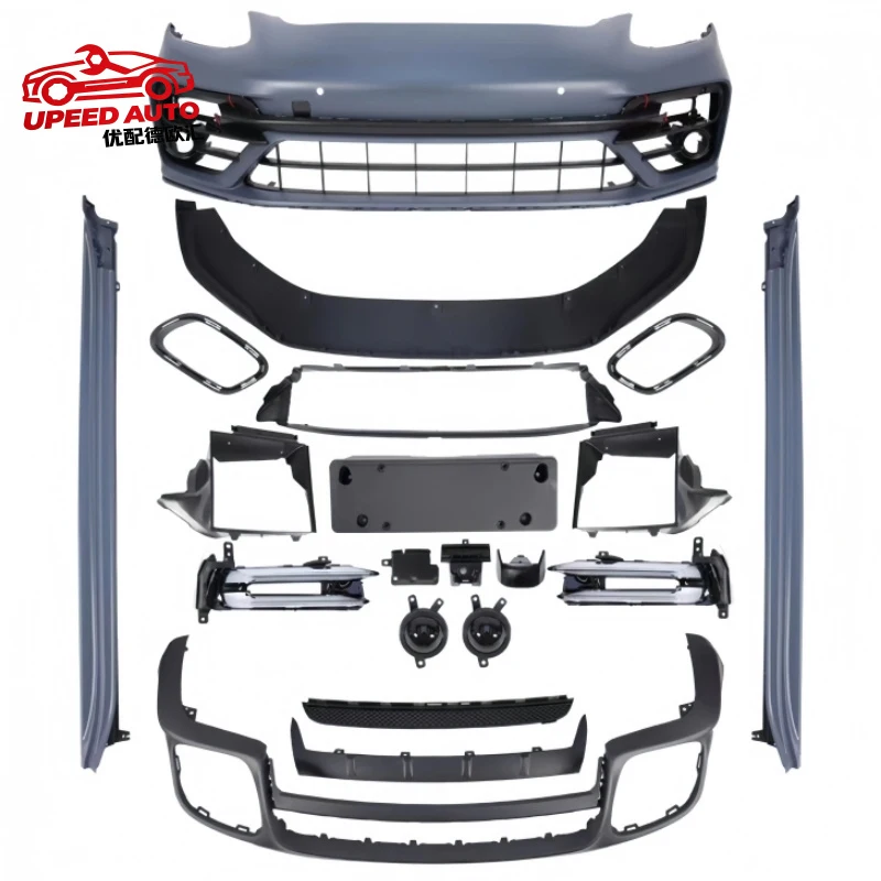 

Suitable for Porsche Panamera 971 Upgrade to Turbo S Sport Style Front Bumper Assembly Side Skirts Rear Lip Car Body Kit