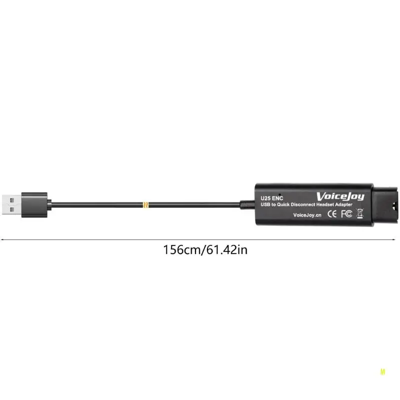 Conector desconexão rápida para gerenciamento cancelamento ruído USB ENC F19E