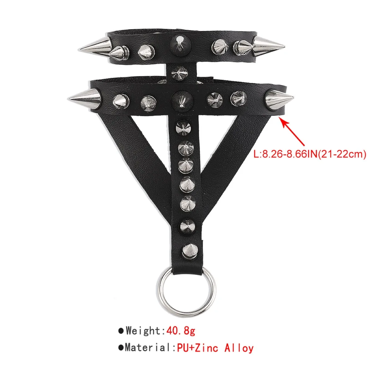 DIEZI Punk Gothic Goth Rivet Wrap Bracelet For Women Harajuku Vintage New 2022 Men Black PU Leather Bracelet Jewelry