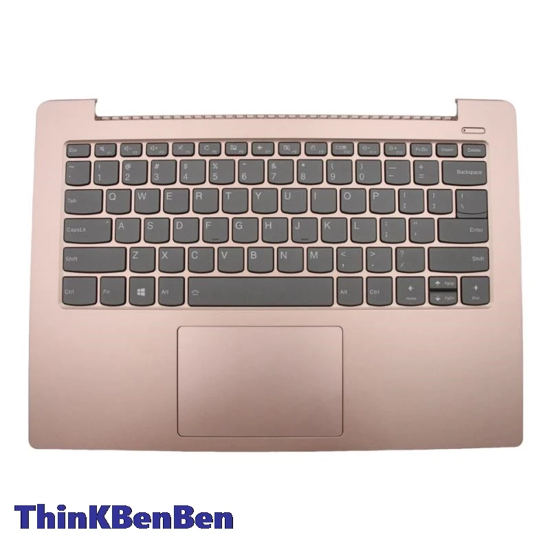 

US English Rose Pink Keyboard Upper Case Palmrest Shell Cover For Lenovo Ideapad 330S 14 14IKB 14AST 5CB0R05983