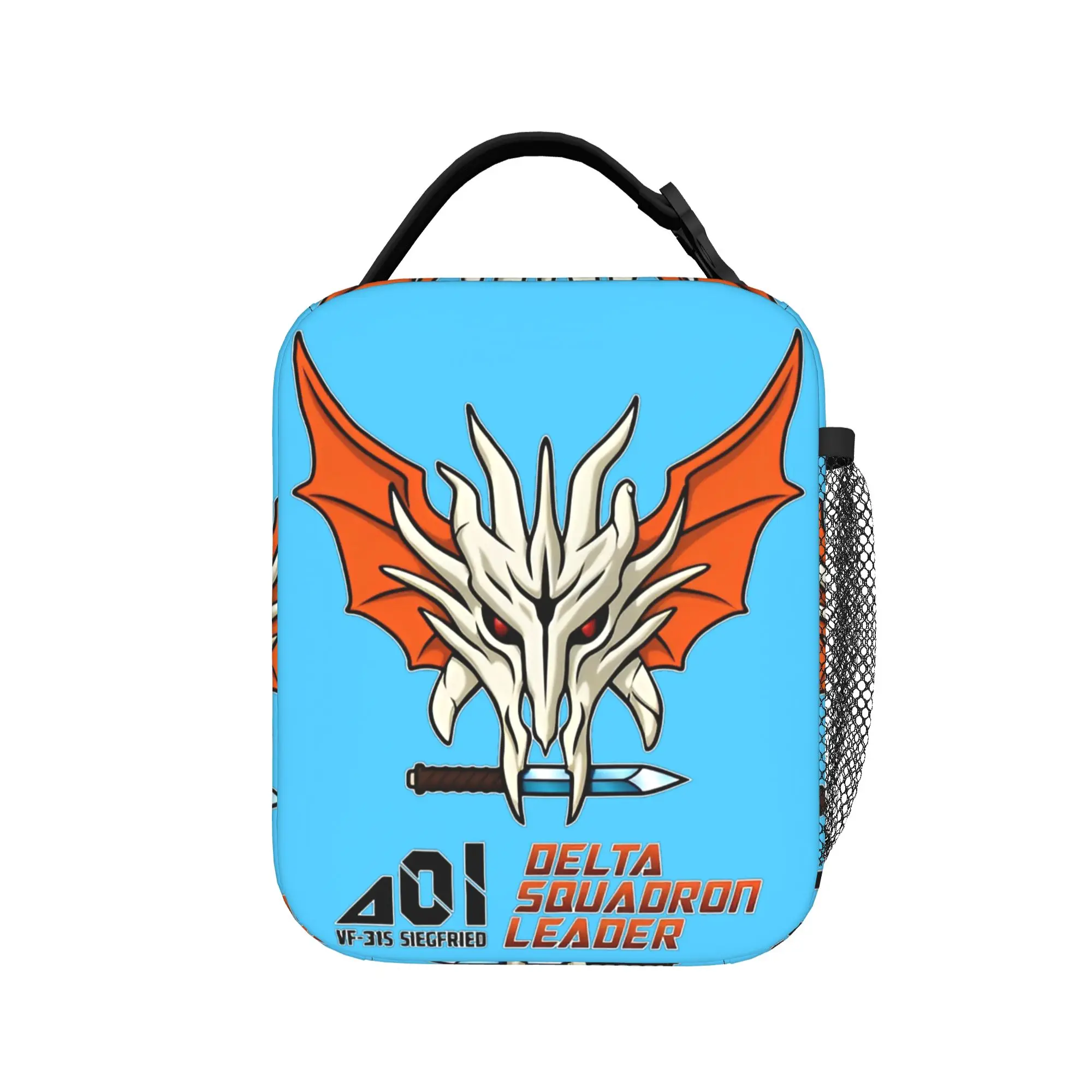 Macross Delta Leader Insulated Lunch Bag Leakproof  Reusable Cooler Bag Tote Lunch Box Work  Outdoor Food Handbags