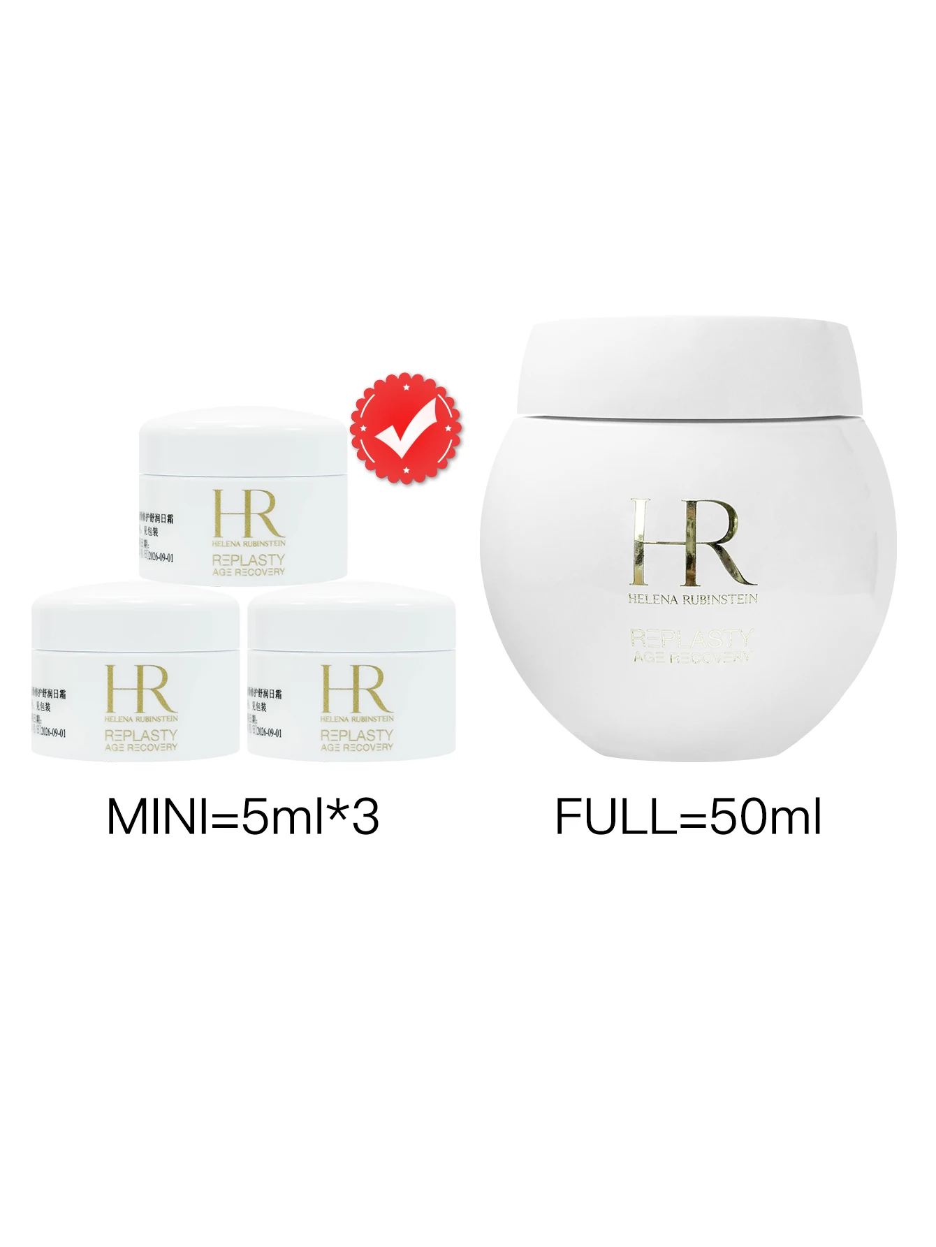 HELENA RUBINSTEIN REPLASTY AGE RECUPERY PIEL SOOTHING RESTORATIVO CUIDADO DÍA 5ml*3