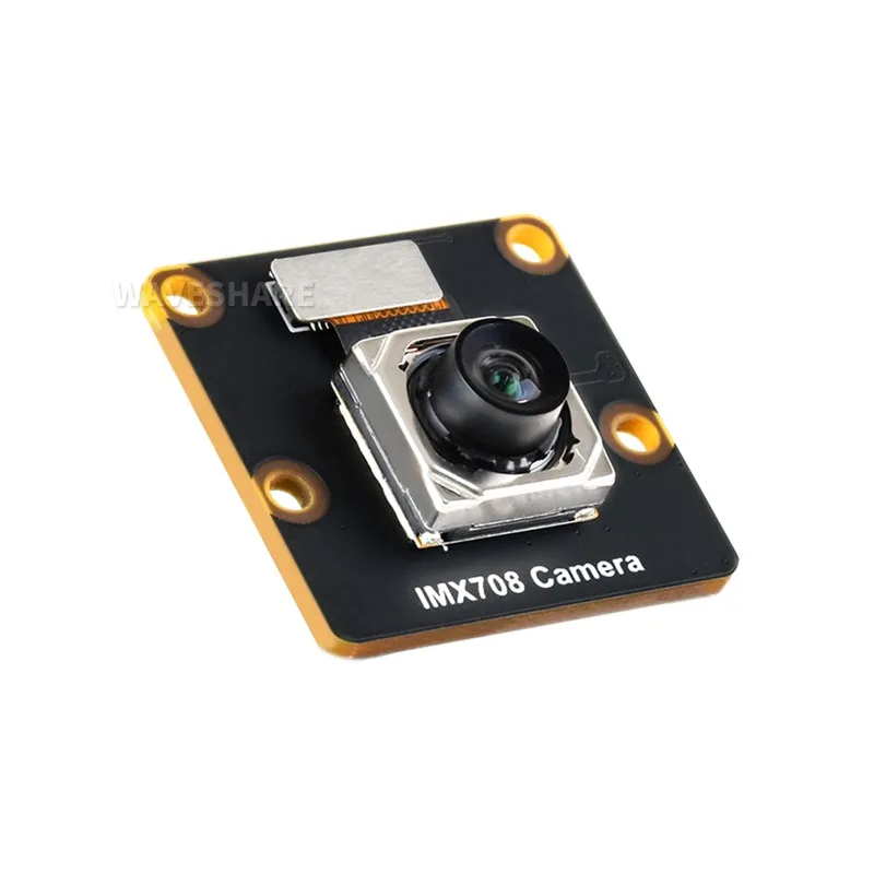 :Waveshare IMX708 12MP High Resolution Autofocus Camera, Compatible With Raspberry Pi Series Boards, 120° FOV