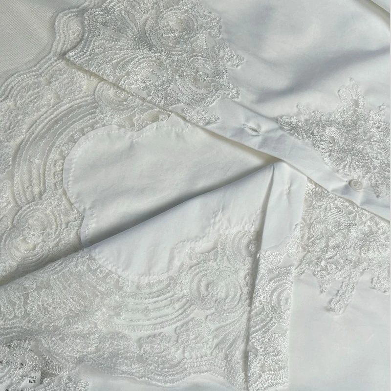 بسيطة من الدرجة العالية أنيقة طية صدر السترة الدانتيل الملمس المتقدم طباعة الحياة البرية الطبيعة ورسومات الحيوانات |   لعشاق الطبيعة AE0311