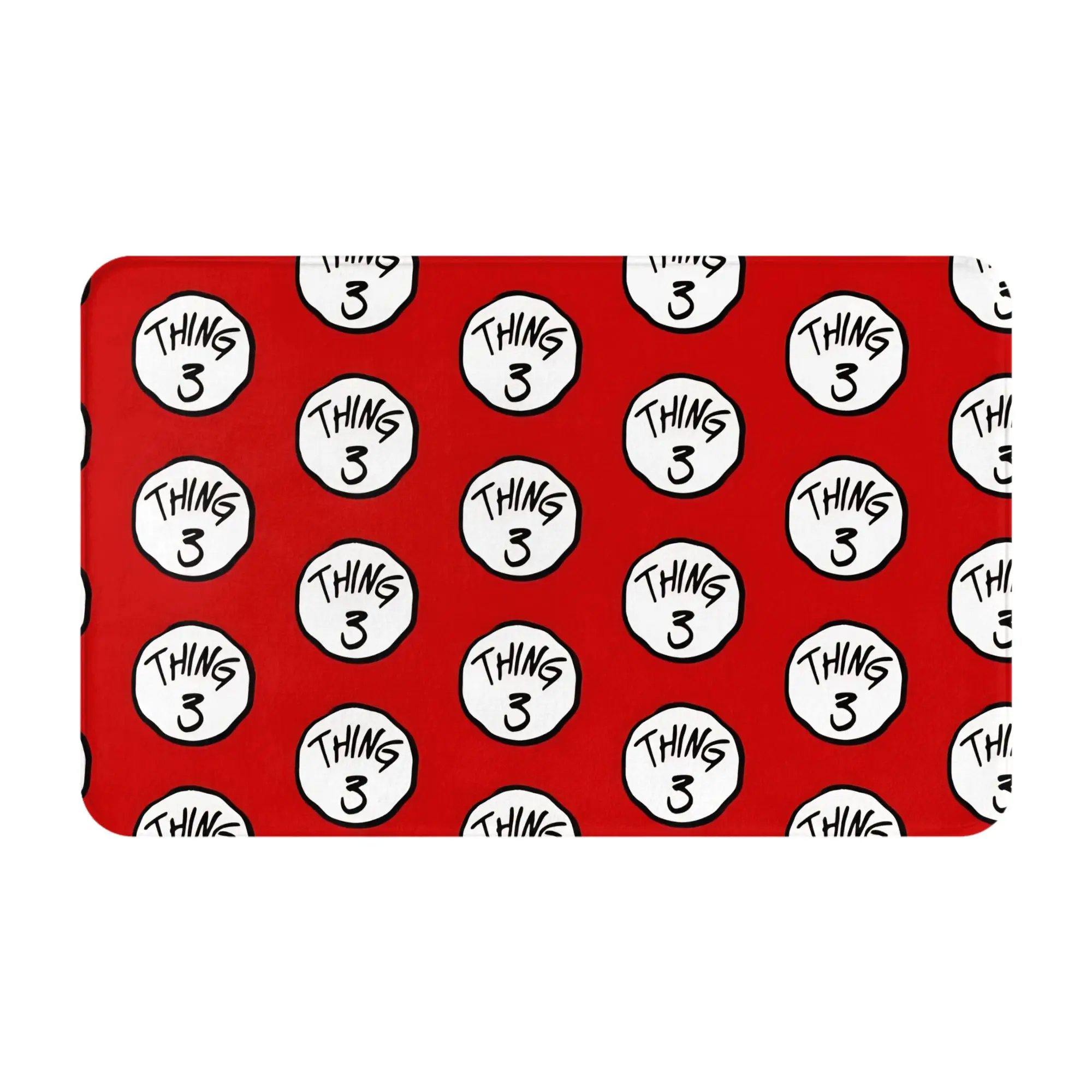 THING 3  Decorations Bathroom Mat Dr. Seuss Thing Doormat Living Room Carpet Balcony Rug Home Decoration