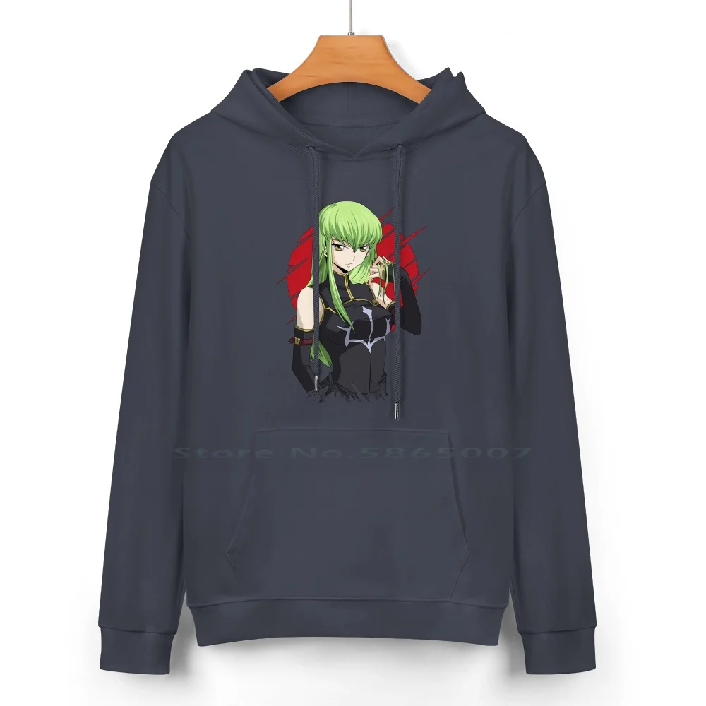 - C.c. Pure Cotton Hoodie Sweater 24 Colors Anime Cc Firebird Gto Japanese Lelouch Lamperouge Lelouch Vi Britannia Manga