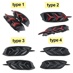1 Pair Rear light For Honda Civic 2016 2017 2018 LED DRL Rear Bumper tail light Brake Lights turn Signal lamp reflector