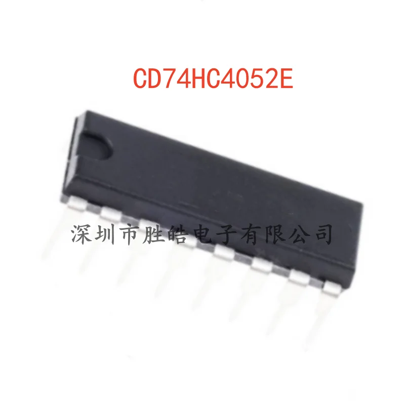 

(10PCS) NEW CD74HC4052E 74HC4052E Single-Channel Analog Multiplexer Chip Straight In DIP-16 Integrated Circuit