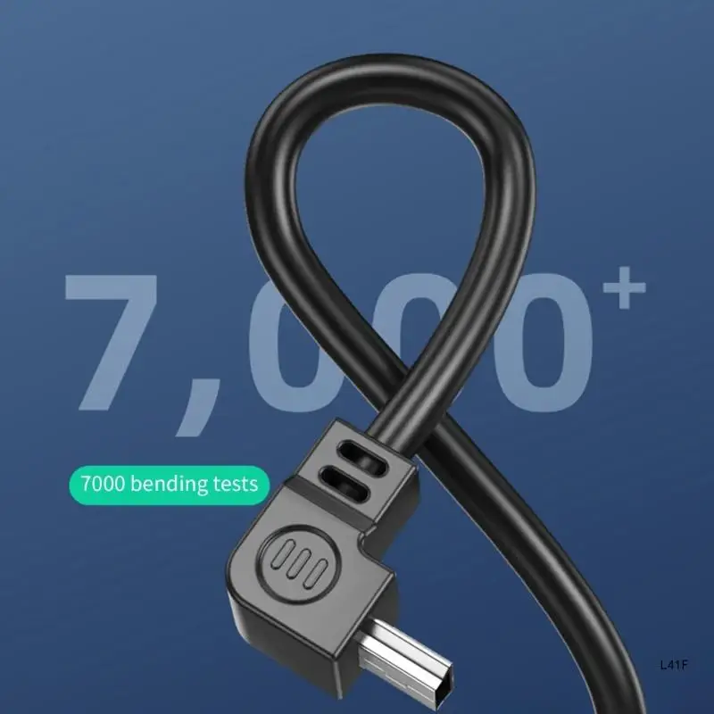 Mini USB Power Cable Support Data Transmission USB2.0 Male to Mini USB Male Connectors Extend Cord Data Transfer Line