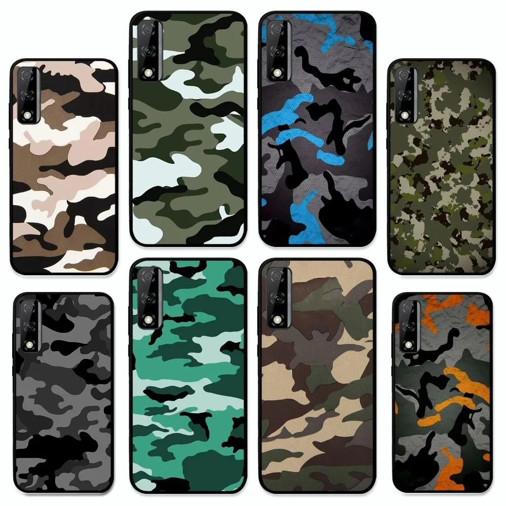 

Camouflage Camo Military Phone Case For Huawei Y9 6 7 5 Prime Enjoy 7s 7 8 plus 7a 9e 9plus 8E Lite Psmart Shell