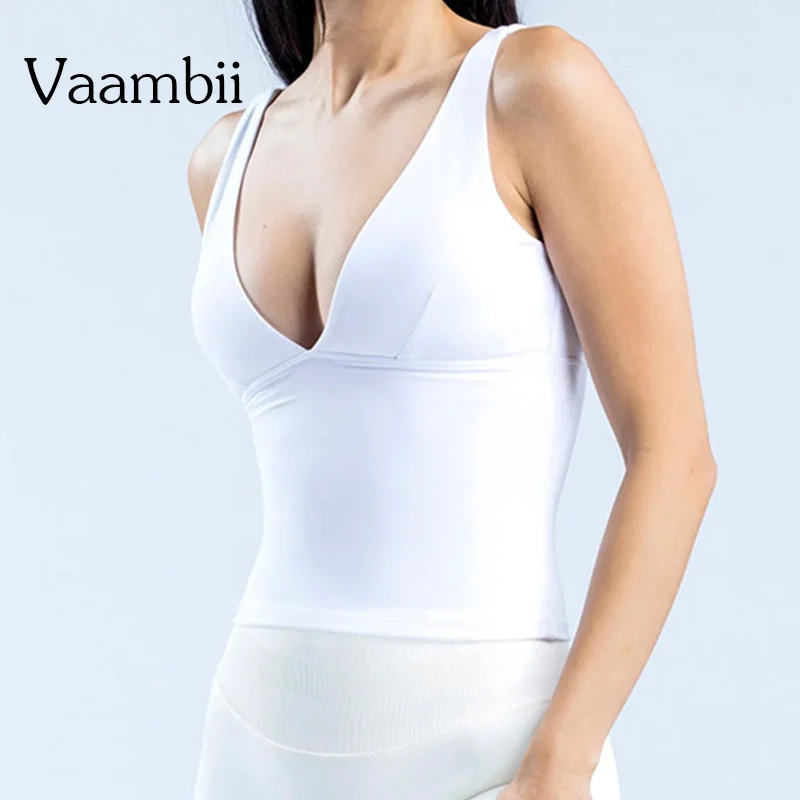 Origin Minimal Sports Workout Tops Activewear Yoga Clothing Gym Vest Woman Backless Tank Tops Push Up Sport Bras Running Vest