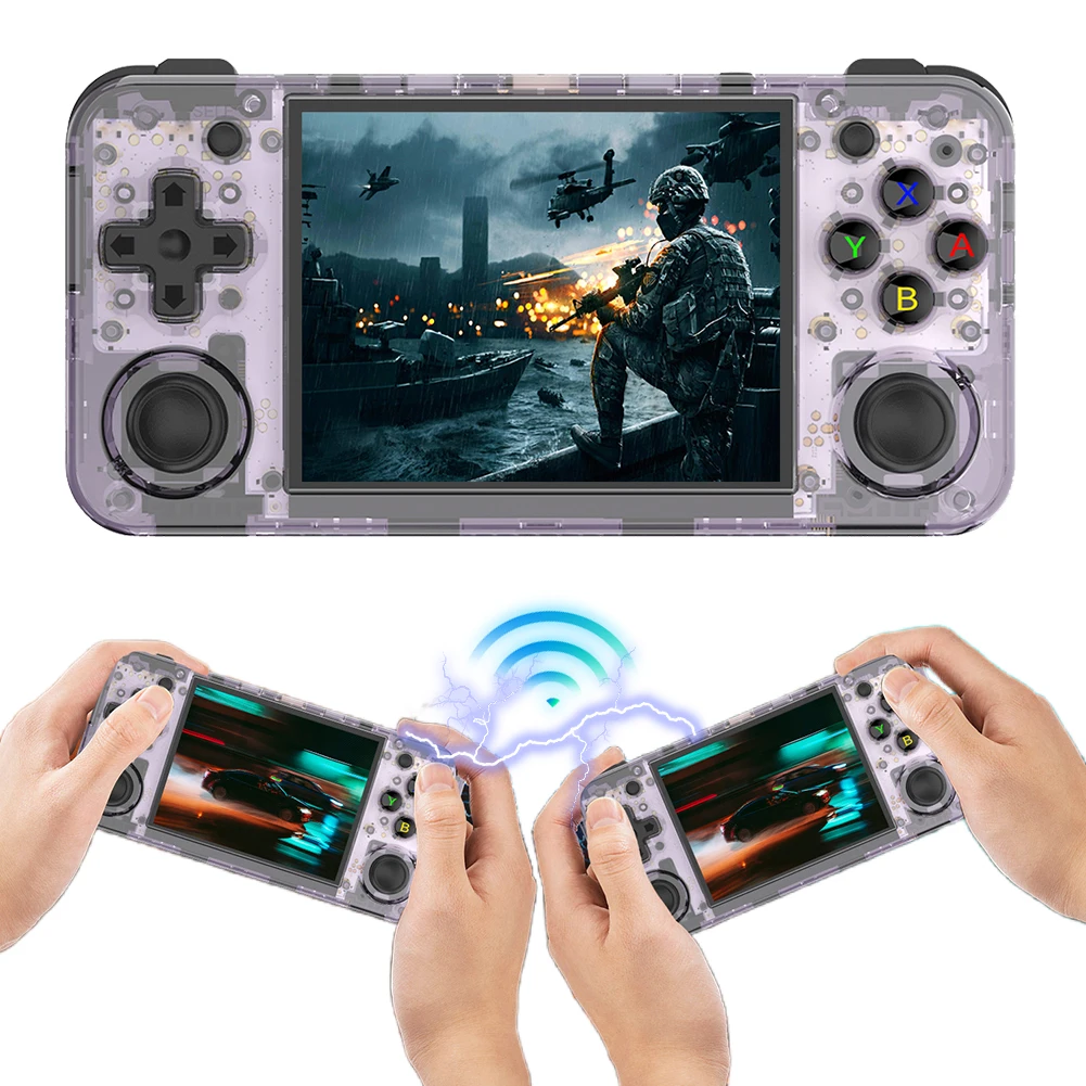 RG35XX H Handheld Video Game Console Retro Game Player 3.5-inch IPS 640x480 Screen 3300 MAh Battery for Playing Video Games