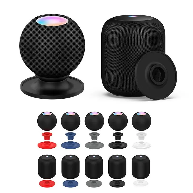 Speaker Stand Pad Silicone Holder Accessories Desktop Anti Slip Professional Shock Proof Base For HomePods Mini HomePods