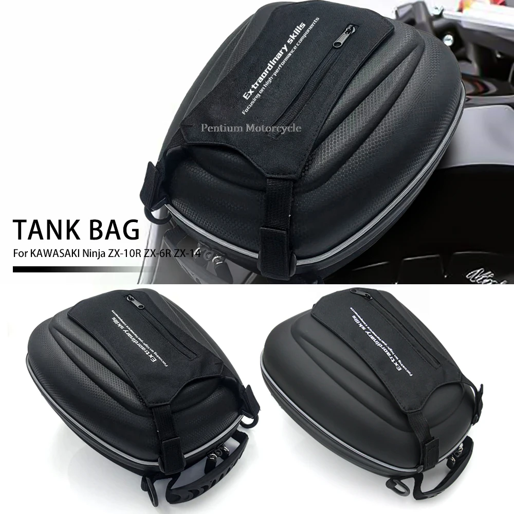 Fuel Tank Bag Luggage For Kawasaki Ninja ZX-10R ZX-6R ZX-14R KLE 650 KLZ 1000 Versys Motorcycle Navigation Racing Bags Tanklock