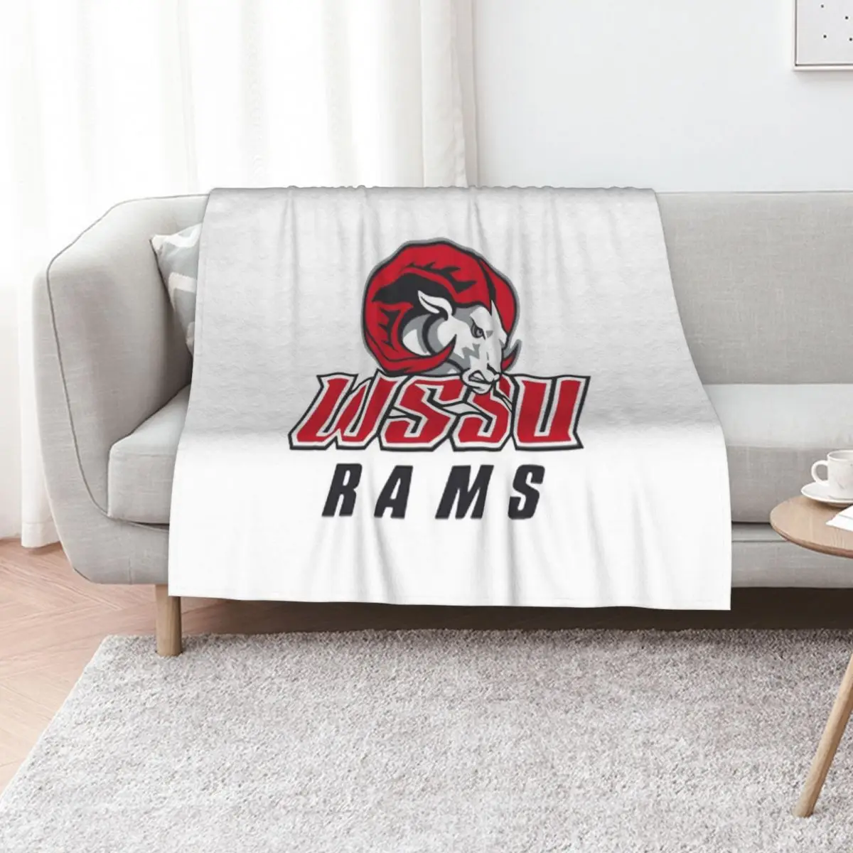 WSSU Rams Red T-Shirt Throw Blanket warm for winter christmas gifts Furry Bed linens Personalized Gift Sofa Throw Blankets