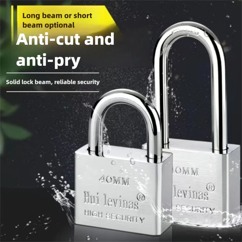 Home Padlock Head Dormitory Outdoor Lock Waterproof, Rust-proof, Anti-theft and Anti-picking Lock Door Open The Lock