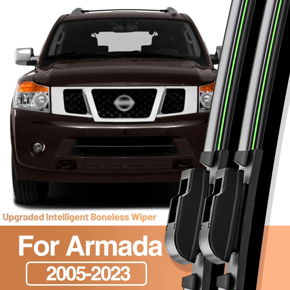 

2pcs For Nissan Armada 2005-2023 Front Windshield Wiper Blades Windscreen Window Accessories 2006 2010 2013 2015 2016 2019 2020