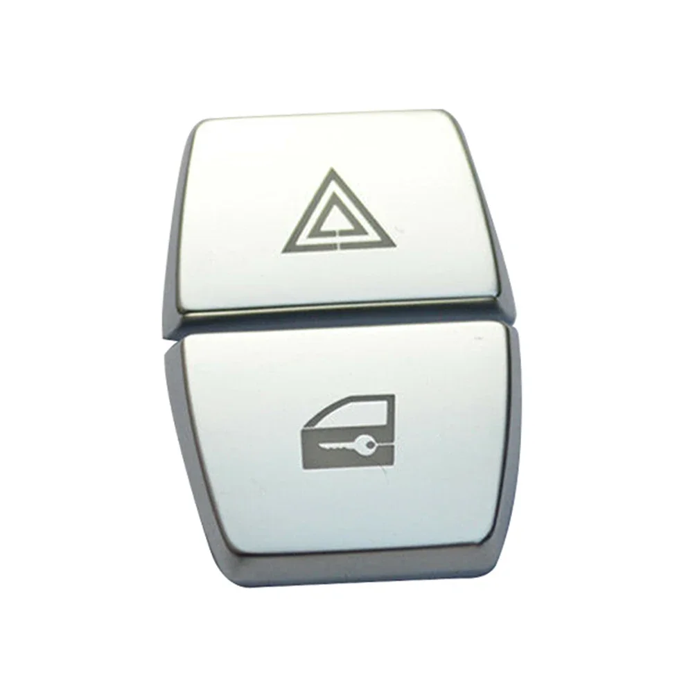 Durable Useful Button Cover Warning Lamp Cover 2011-2017 Accessory Chrome Decals For BMW 5 Series F10 F07 Parts