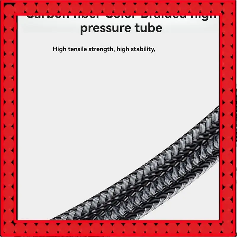 

Premium 2X Diving High Pressure Regulator Hose Professional Woven Flexible Safe Scuba Diving High Pressure Hose 15Cm
