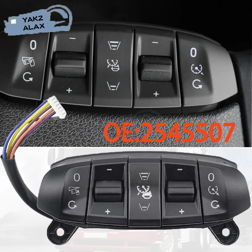 

Модуль панели рулевого колеса грузовика, кнопка переключения круиз-контроля скорости автомобиля 2545507 для трактора SCANIA L P G R серии S 2016