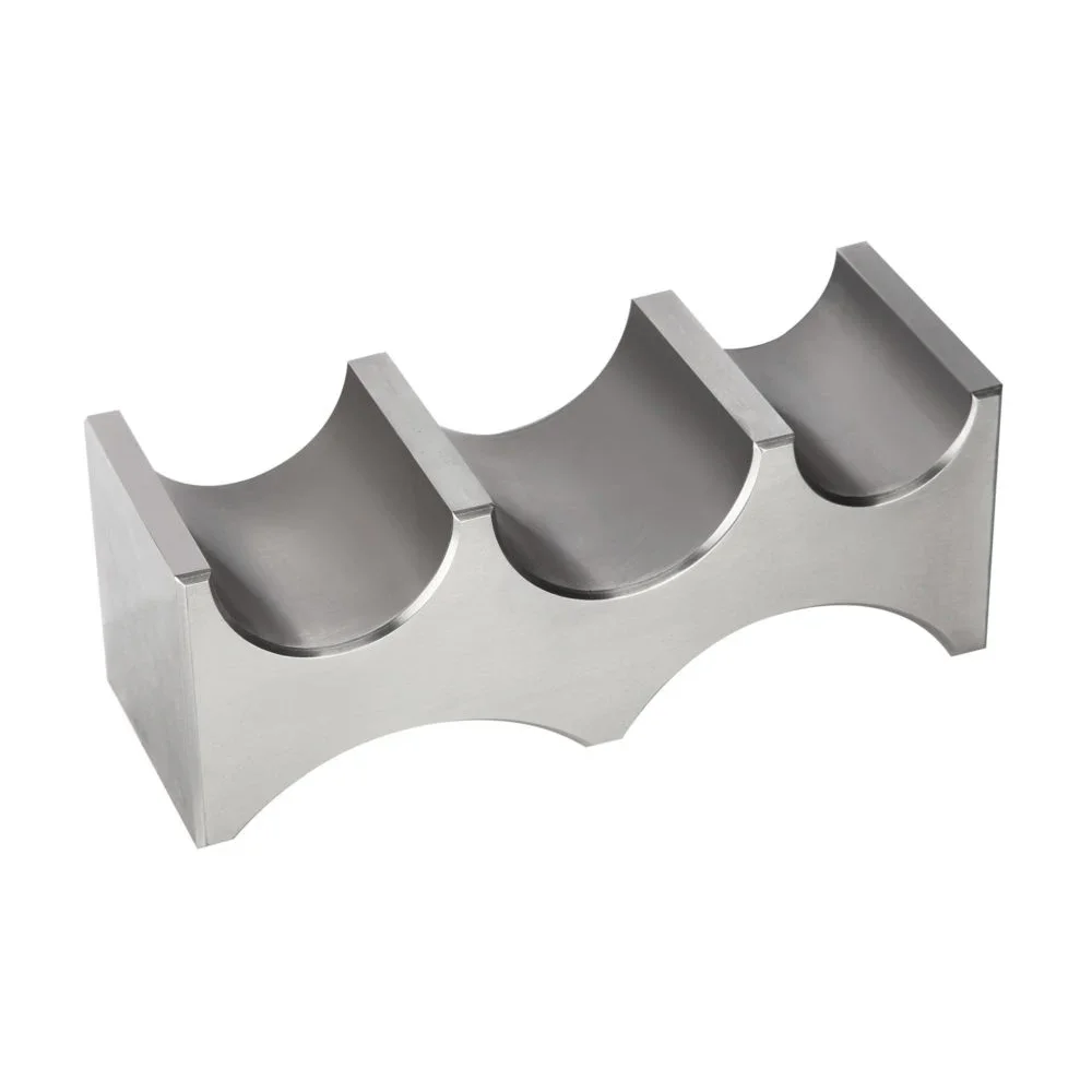 Durston Large Forming Block - Hardened & Polished Steel with 5 Half-Cut Outs for Bending and Forging Jewelry