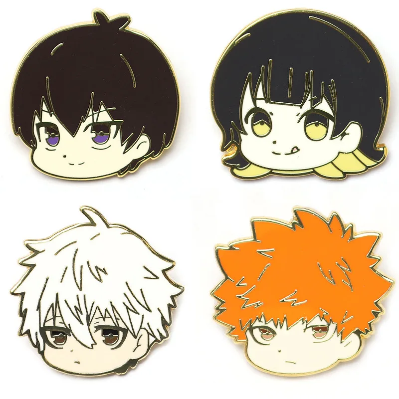 Anime Prison Q Cartoon Character Brooch Accessory Badge Enamel Brooches Women Men Lapel Pin Jewelry Accessory Gifts