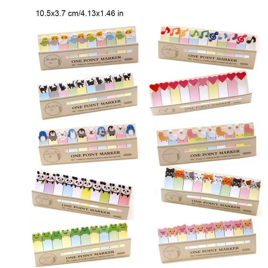 Convenience Sticker Cartoon Bookmark Note Marker Students Children