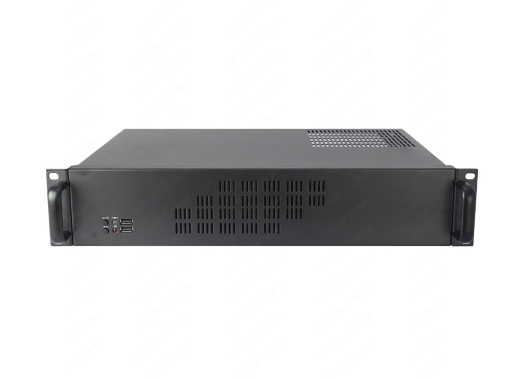 2U industrial control chassis rackmount 300 short matx motherboard pc large power supply compact horizontal computer host server