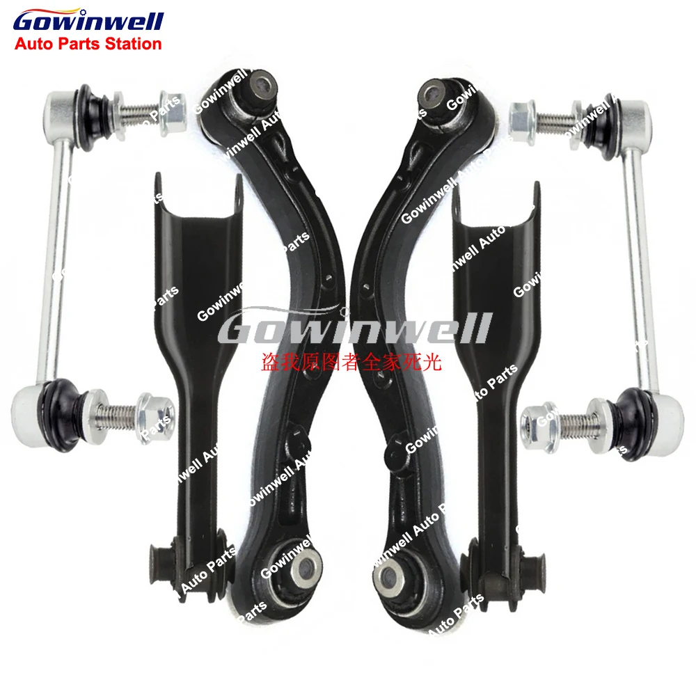 6pcs Rear Suspension Control Arm Stabilizer Link Kits For Land Range Rover L405 Hybrid LR037700 LR037702 LR037690 LR042976