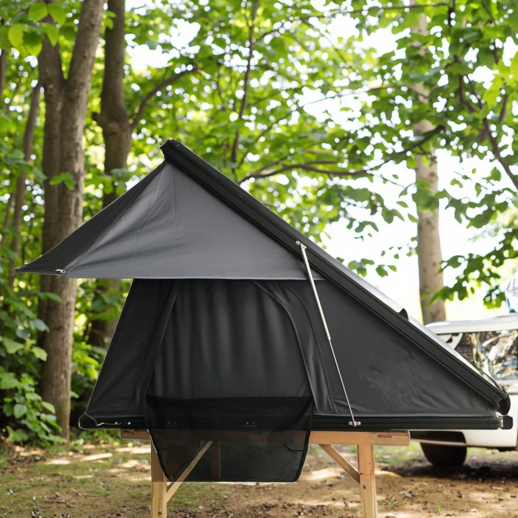 

WJW DZ Advanced Customization Outdoor Camping High Quality Rooftop Roof Top Tents Hard Shell Auto Camping Aluminum Car Roof Box