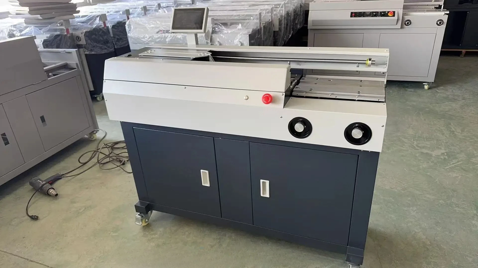 Hot Melt Glue Book Binding Machine 320mmD60C-A4 Side Glue Electric