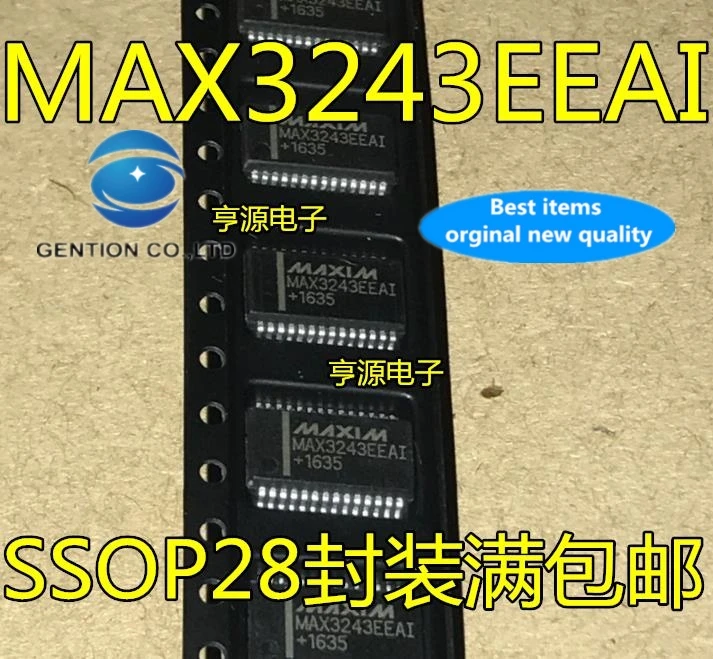 

5PCS MAX3243EEAI+T MAX3243EEAI MAX3243 SSOP-28 in stock 100% new and original