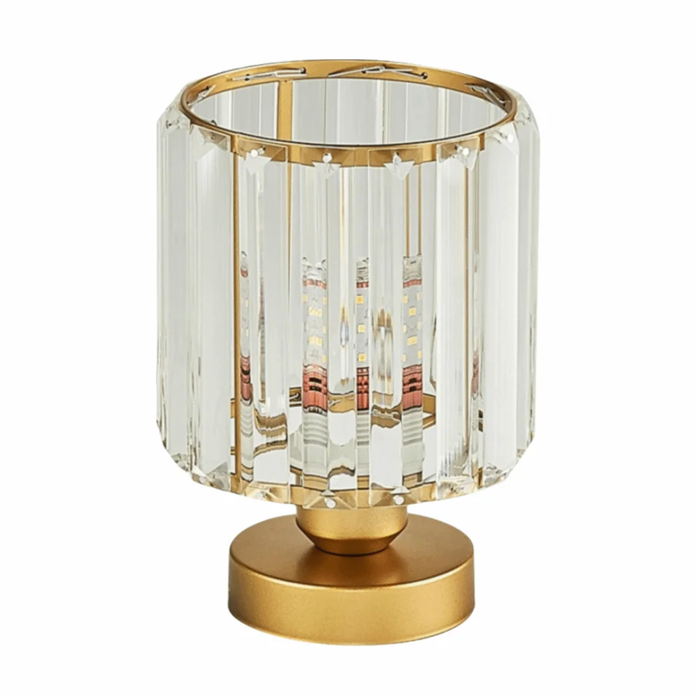 Crystal Ceiling Light E26/E27 Gold Finish Ceiling Lamp Bulb Not Included Surface Mounted Ceiling Light Fixture Living Room