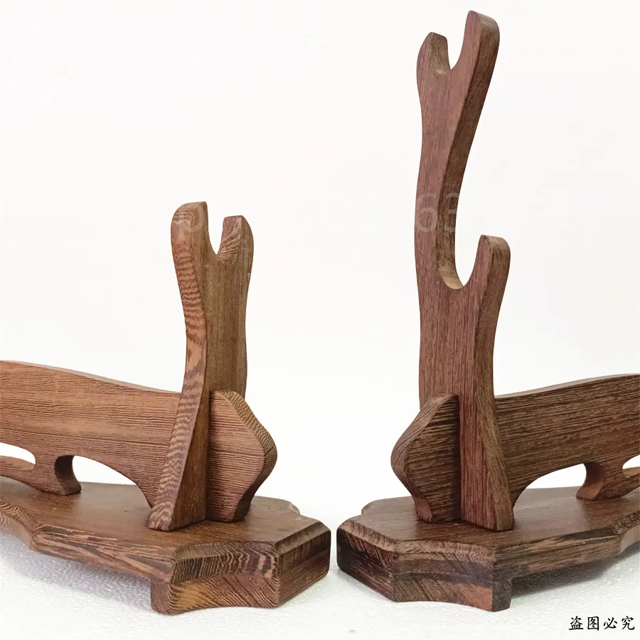 1/2TIERS HARDWOODS MATERIAL STENTS DISPLAY STAND FOR JAPANESE KATANA SAMURAI KNIFE SWORD STAND NEW BE OF HIGH QUALITY