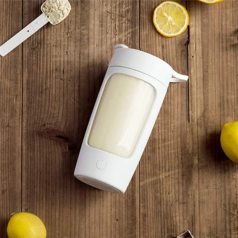 

P4-Protein Powder Mixer Shaker Cup Electric Portable Bottle For Coffee BPA Free With USB Rechargeable 1200Mah