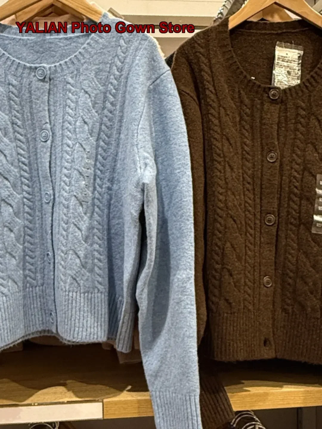 Girls Japanese-Style Soufflé Long Sleeve Knit Jacket Autumn Winter AL478173 Long Sleeves