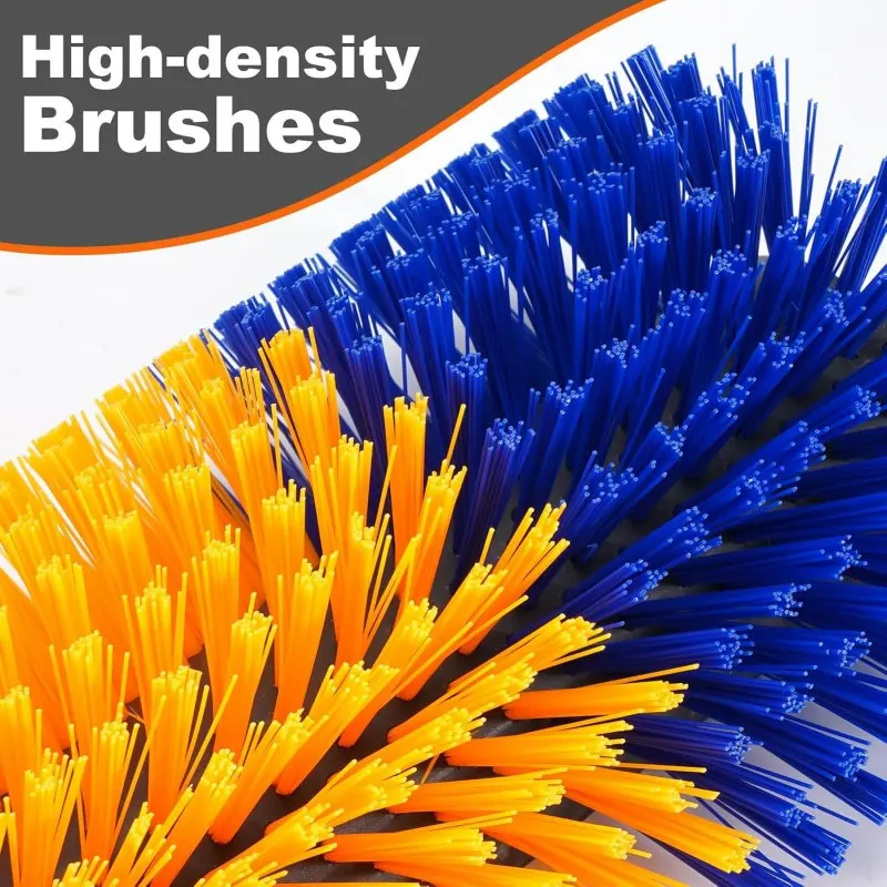 Livestock Scratching Brush 2PCS Horse Scratching Post for Grooming Brush with 8 Screws for Back Itch Relief & Keep Cleaning