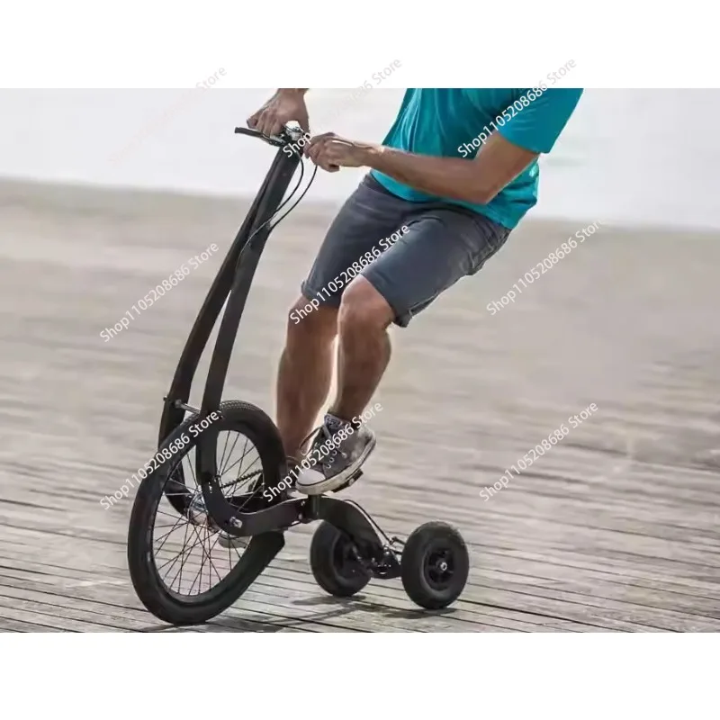 Half standing bicycle Seatless tricycle sports car Foldable bicycle