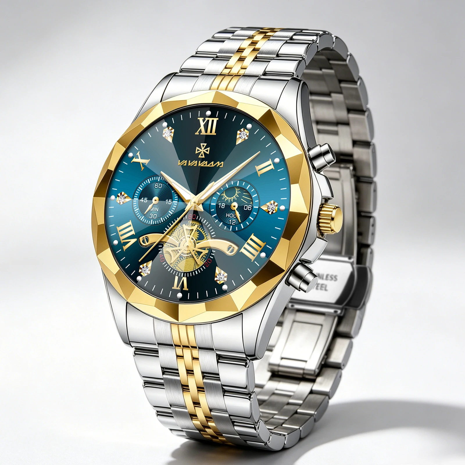 Men's VA VA VOOM Multifunctional Quartz Watch