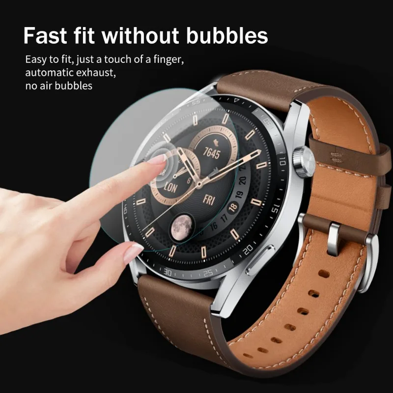 Tempered Glass for Huawei Watch GT 3 2 Pro Screen Protectors Anti-scratch Protective Film for Huawei Watch GT3 Pro Glass Cover