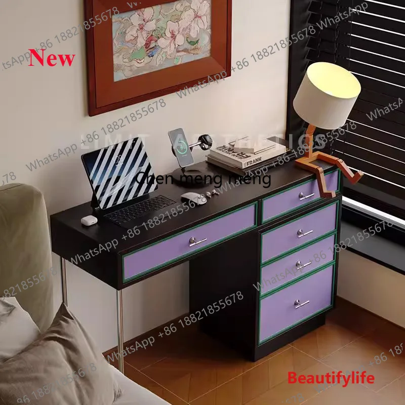 

Pink Bedroom Vanity Table Cosmetics Garden Desk Storage Dressing Table Chair Jewelry Living Room Penteadeira Home Furniture