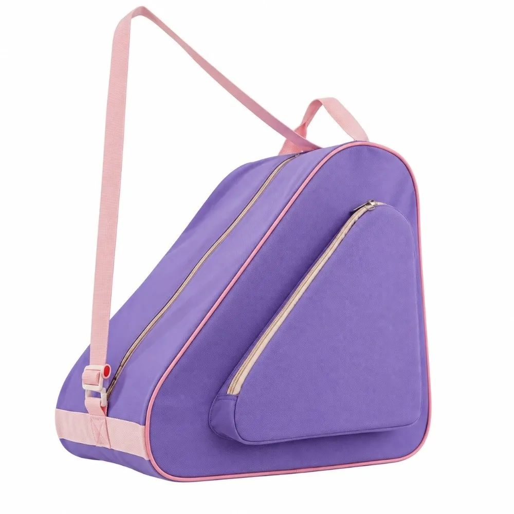 Waterproof Roller Skate Bag Portable Triangular Skate Carrying Case Durable Large Capacity Inline Skate Bag Ice Skating