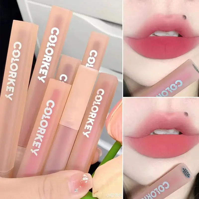 Colorkey Water Mist Lip Glazuur Spiegel Vloeibare Lippenstift Waterdichte Langdurige Non-Stick Matte Lippenstift Make-Up Maquillaje