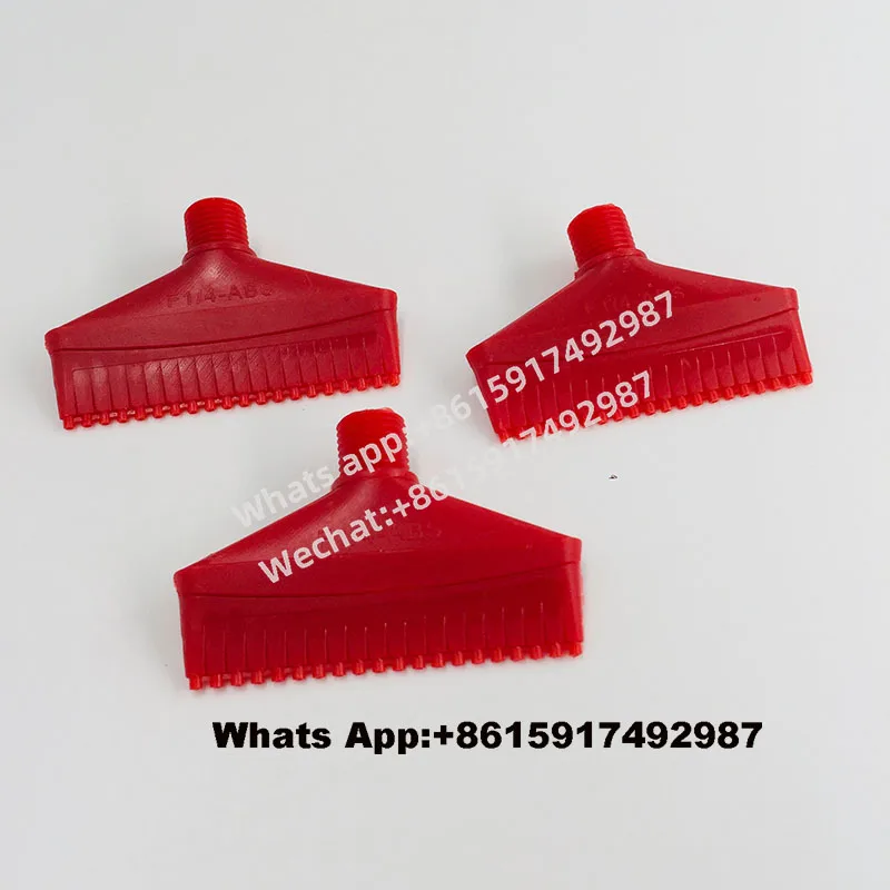 

20 Holes ABS Red Wind Jet Air Nozzle Quality 65mm Plastic Blow-Off Flat Fan Nozzle